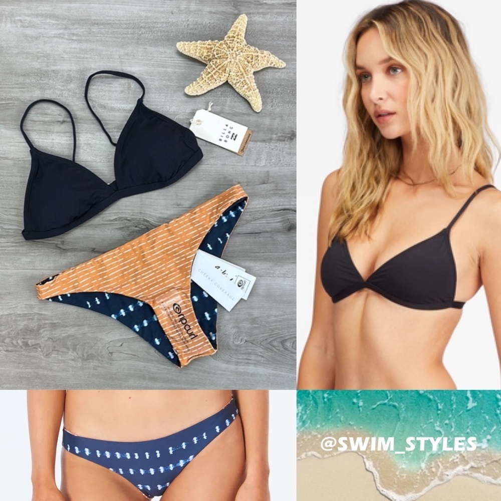 ☀️RIP CURL☀️BILLABONG☀️ SOL SEARCHER CECI TR SURF SHACK REVO CHEEKY PTB BIKINI - Picture 1 of 17